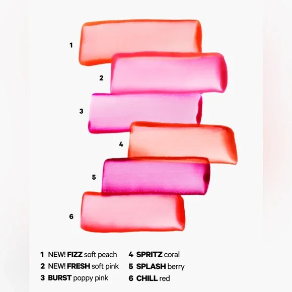 Fizz Milk Makeup Cooling Water Jelly Tint Peach Jelly Blush + Lip Stain BNIB - Picture 4 of 12